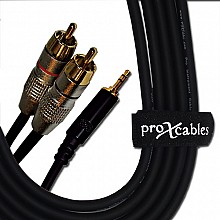 ProX XC-CMR15 | 15' Dual RCA to 1/8in TRS Cable