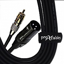 ProX XC-RXM03 | 3' XLR-M to RCA Cable